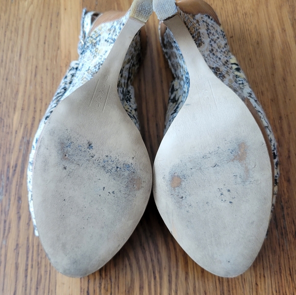 Steve Madden Luxe sz 6 snake print heels - Picture 3 of 8